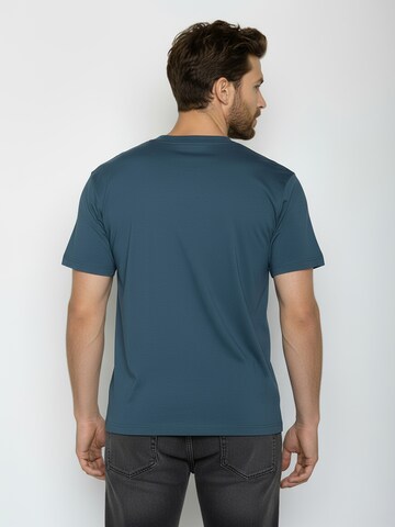 GREENBOMB Shirt ' Fusion Knut 2 ' in Blauw