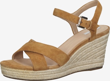 GEOX Strap Sandals 'Soleil' in Yellow: front