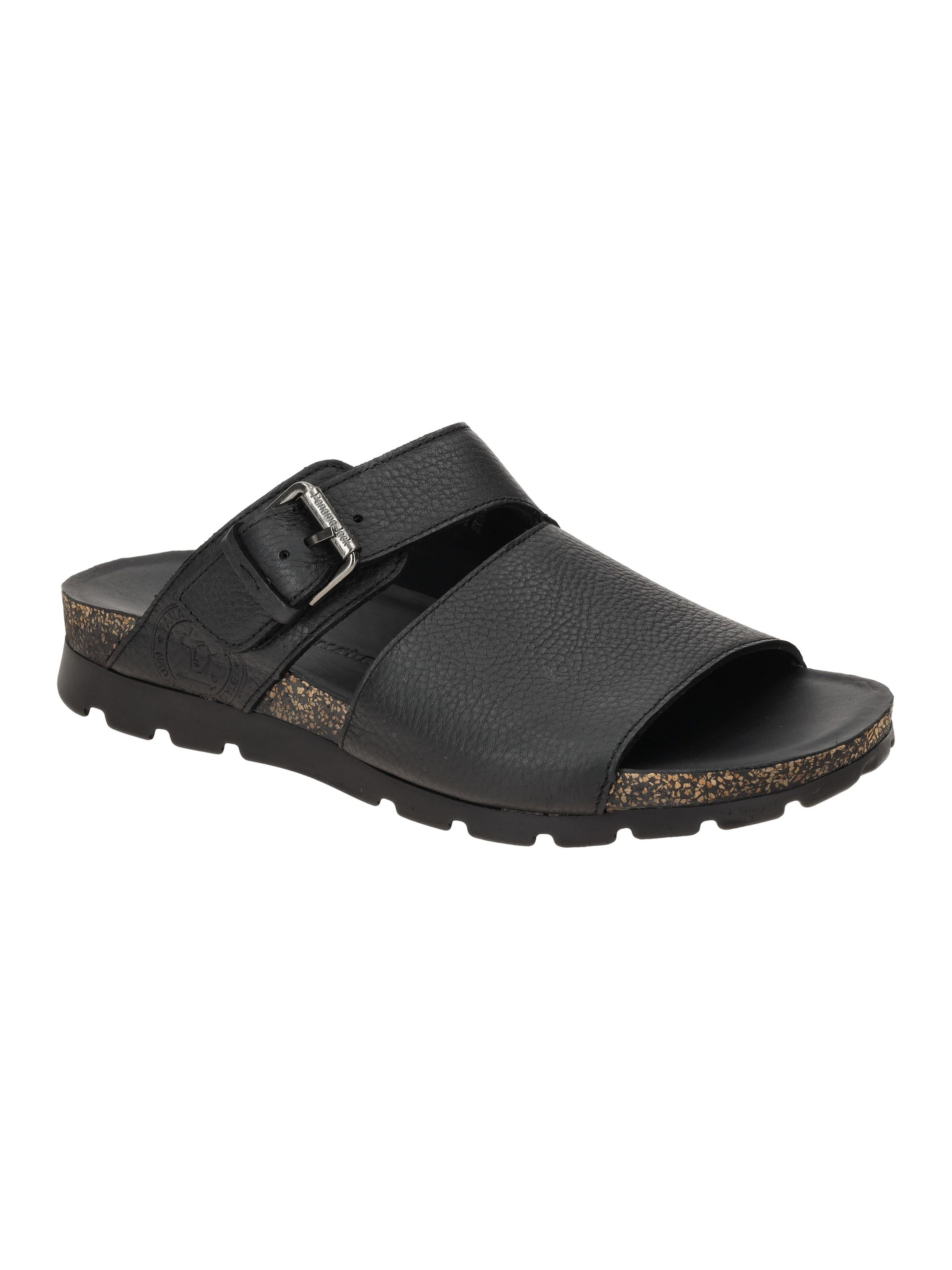 PANAMA JACK Pantolette 'Saturno C6' in Schwarz: Vorderseite