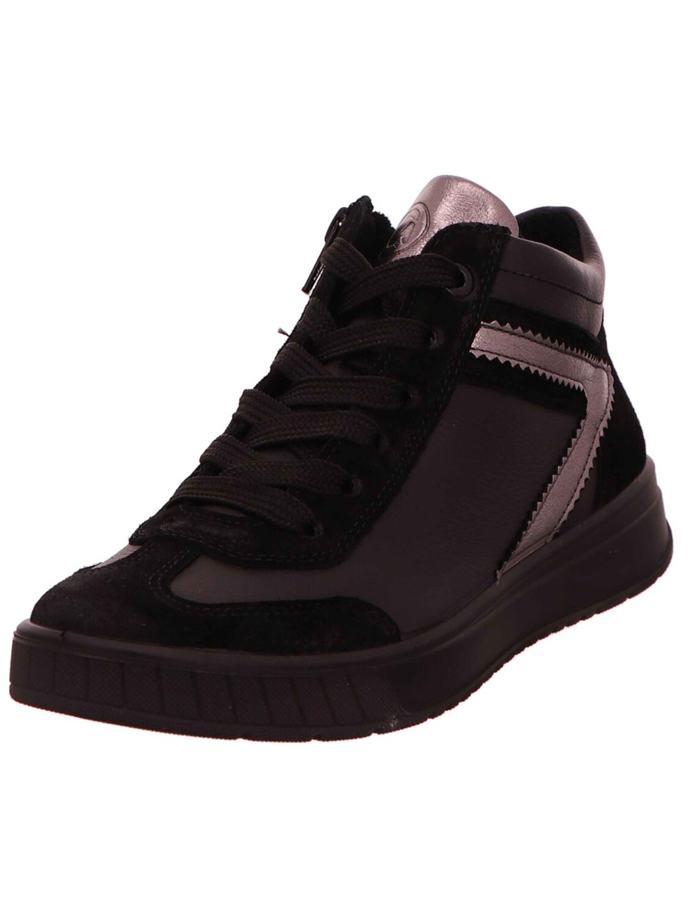 ARA - Zapatillas deportivas altas 'Stiefel Damen 12-50022-01 Rauleder in schwarz' en negro: frente