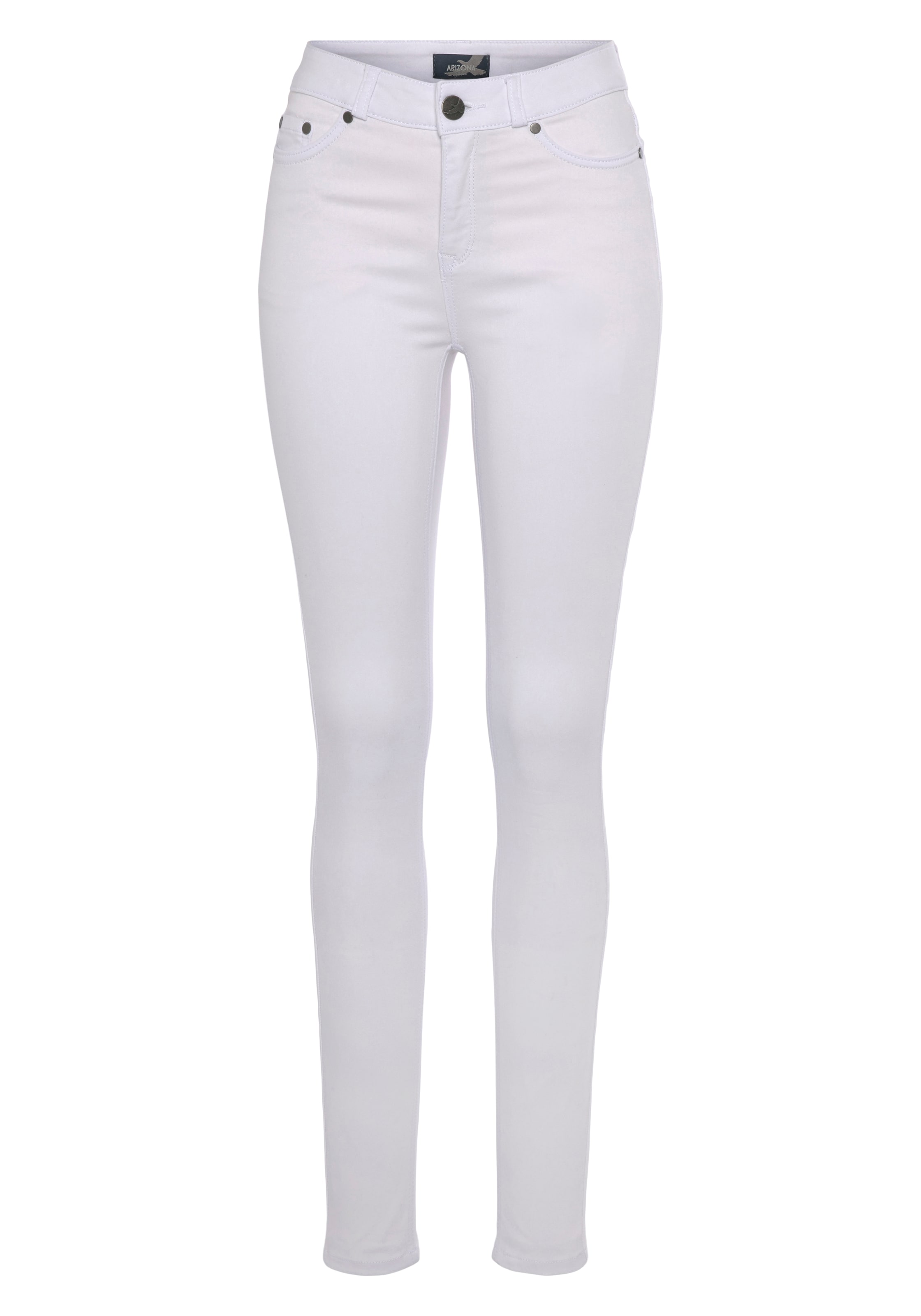 ARIZONA Skinny Jeans 'Arizona' in Weiß: Vorderseite