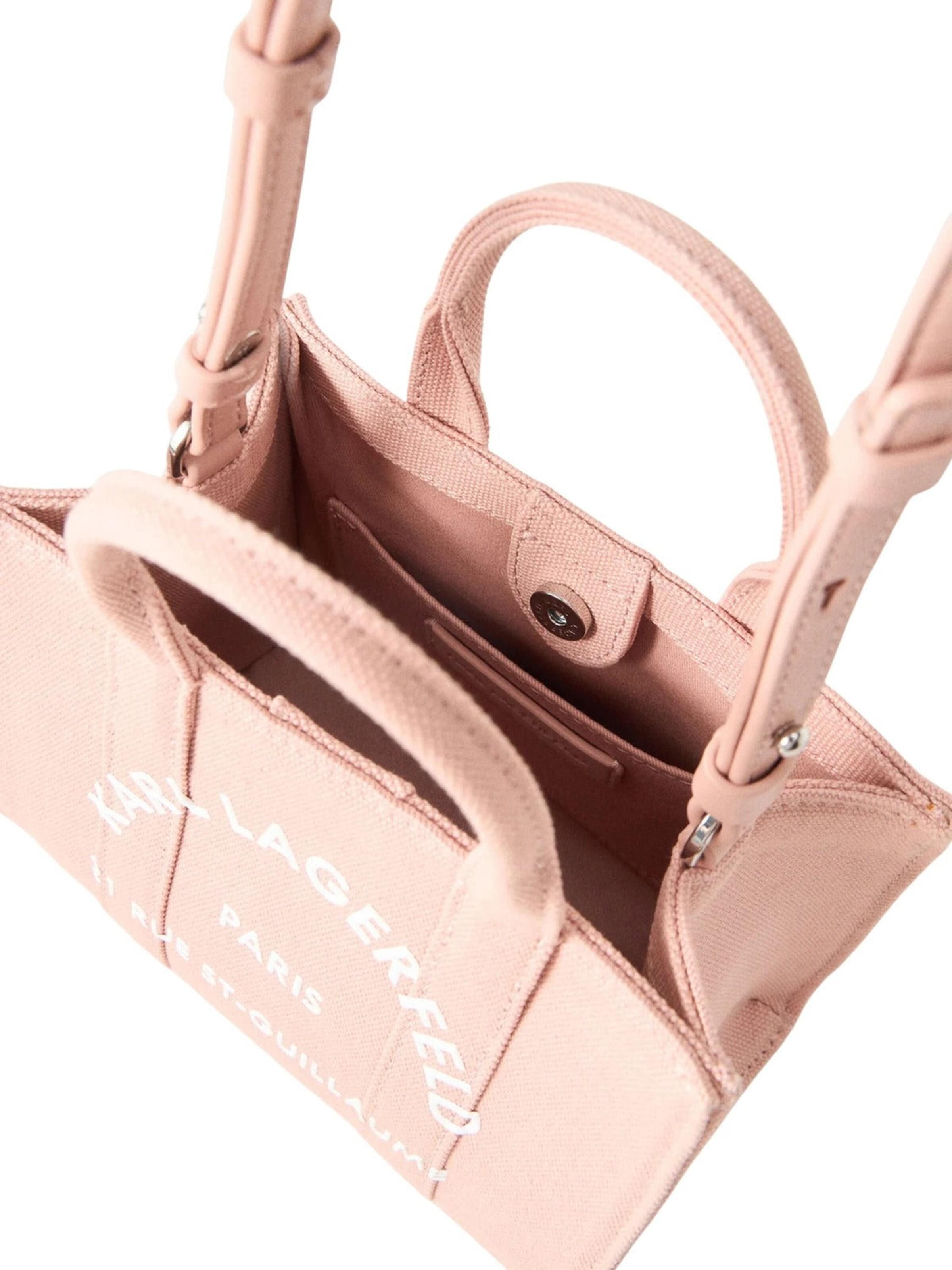 Cabas 'Carré' Karl Lagerfeld en rose