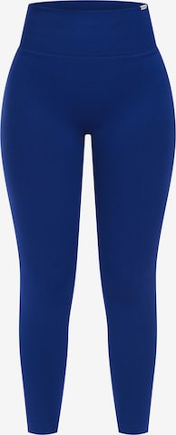 Pantalon de sport Smilodox en bleu : devant