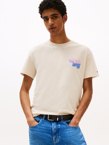 Tommy Jeans Shirt in Beige: voorkant