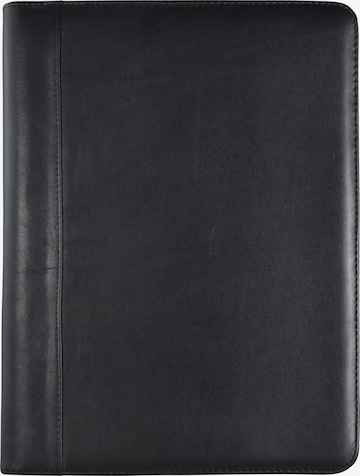Dermata Document Bag in Black: front