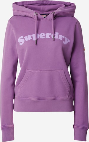 Superdry - Sudadera 'Cooper' en lila: frente