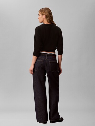 Calvin Klein Jeans Wide leg Jeans in Blauw