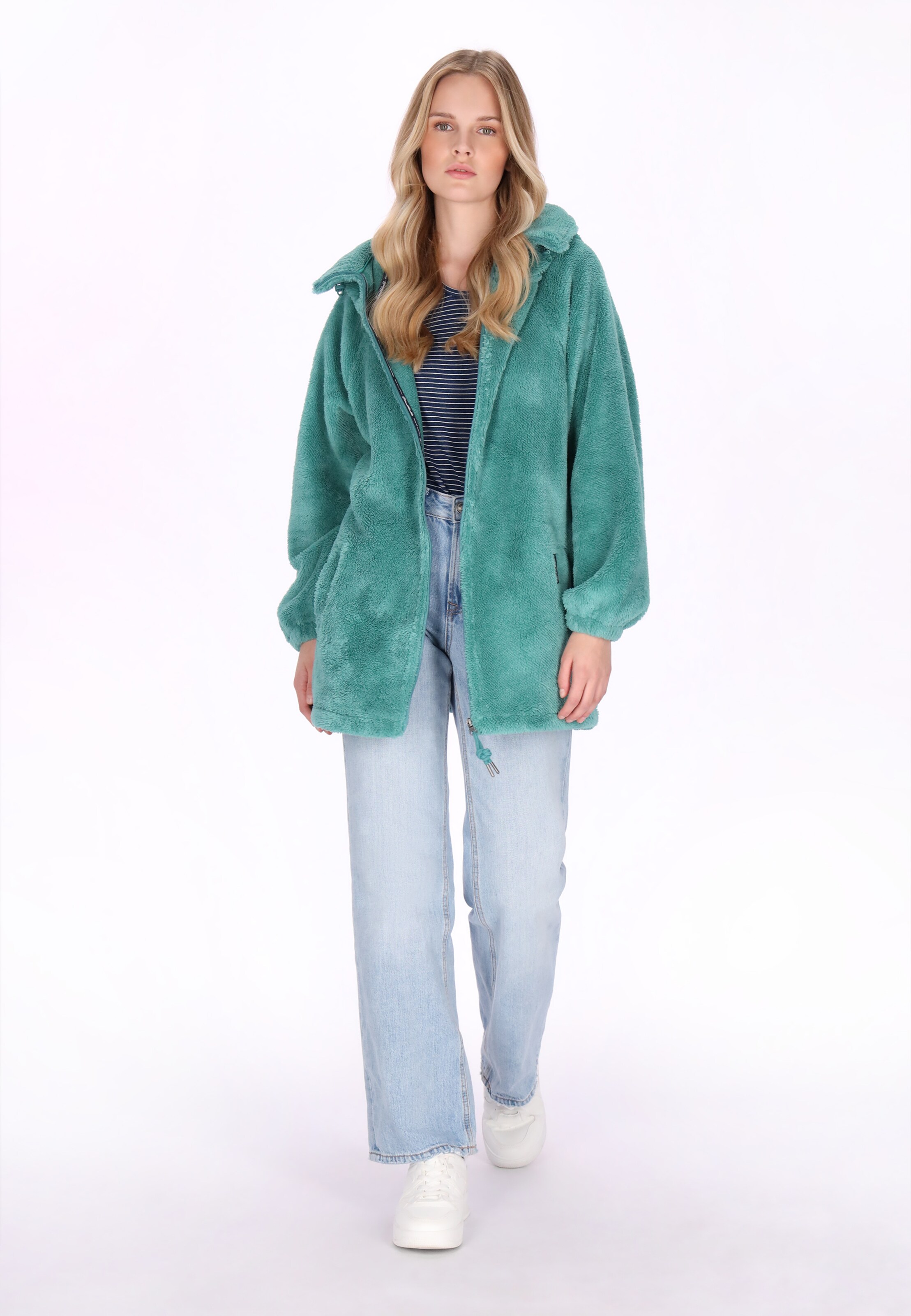 Schmuddelwedda Fleece Jacket in Blue