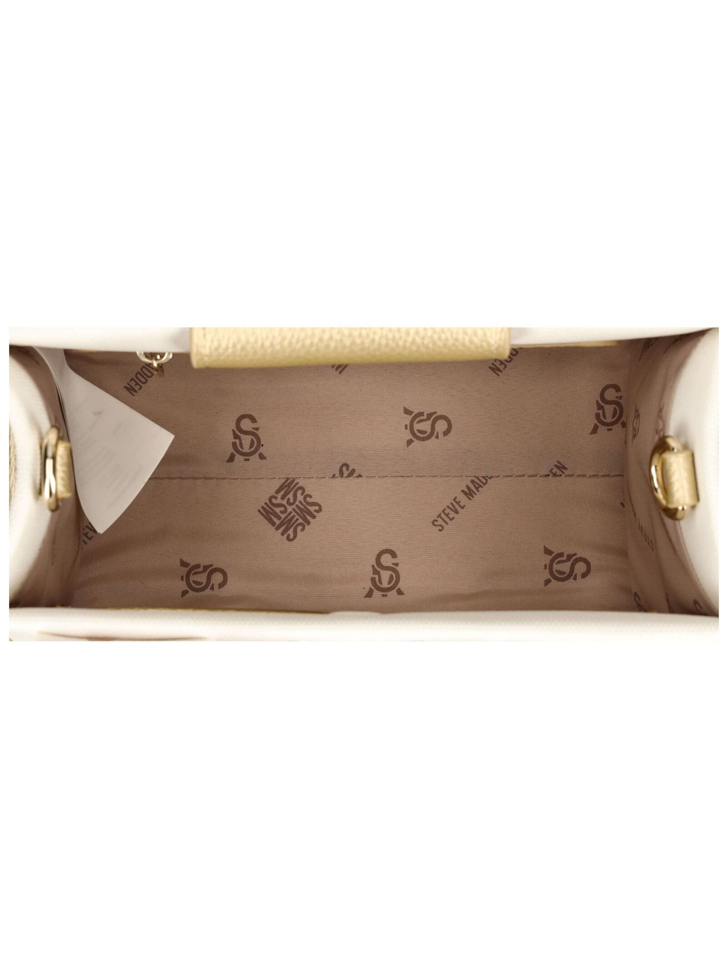 Borsa a mano di STEVE MADDEN in bianco