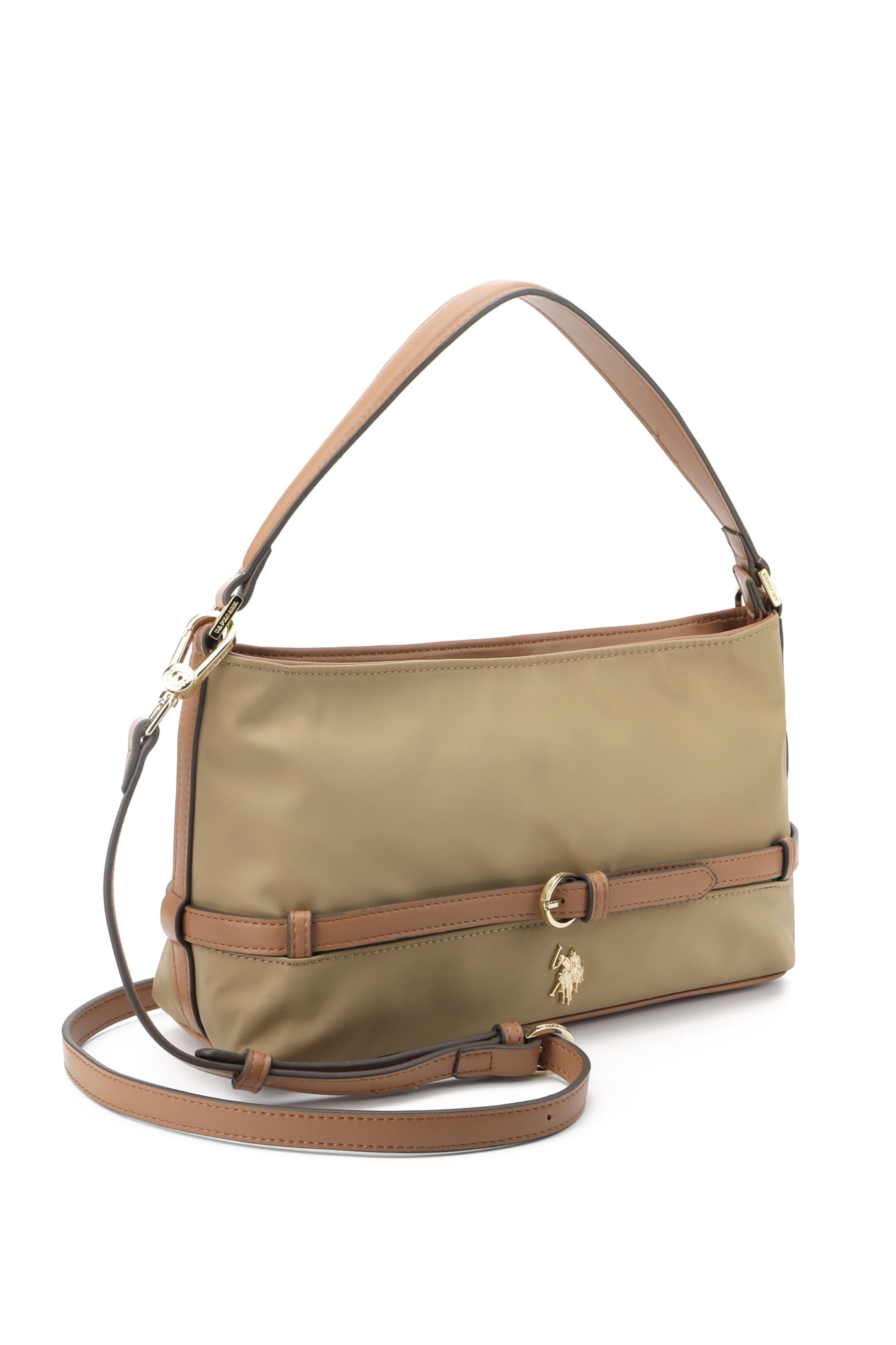 U.S. POLO ASSN. Handbag 'HOUSTON' in Green: front