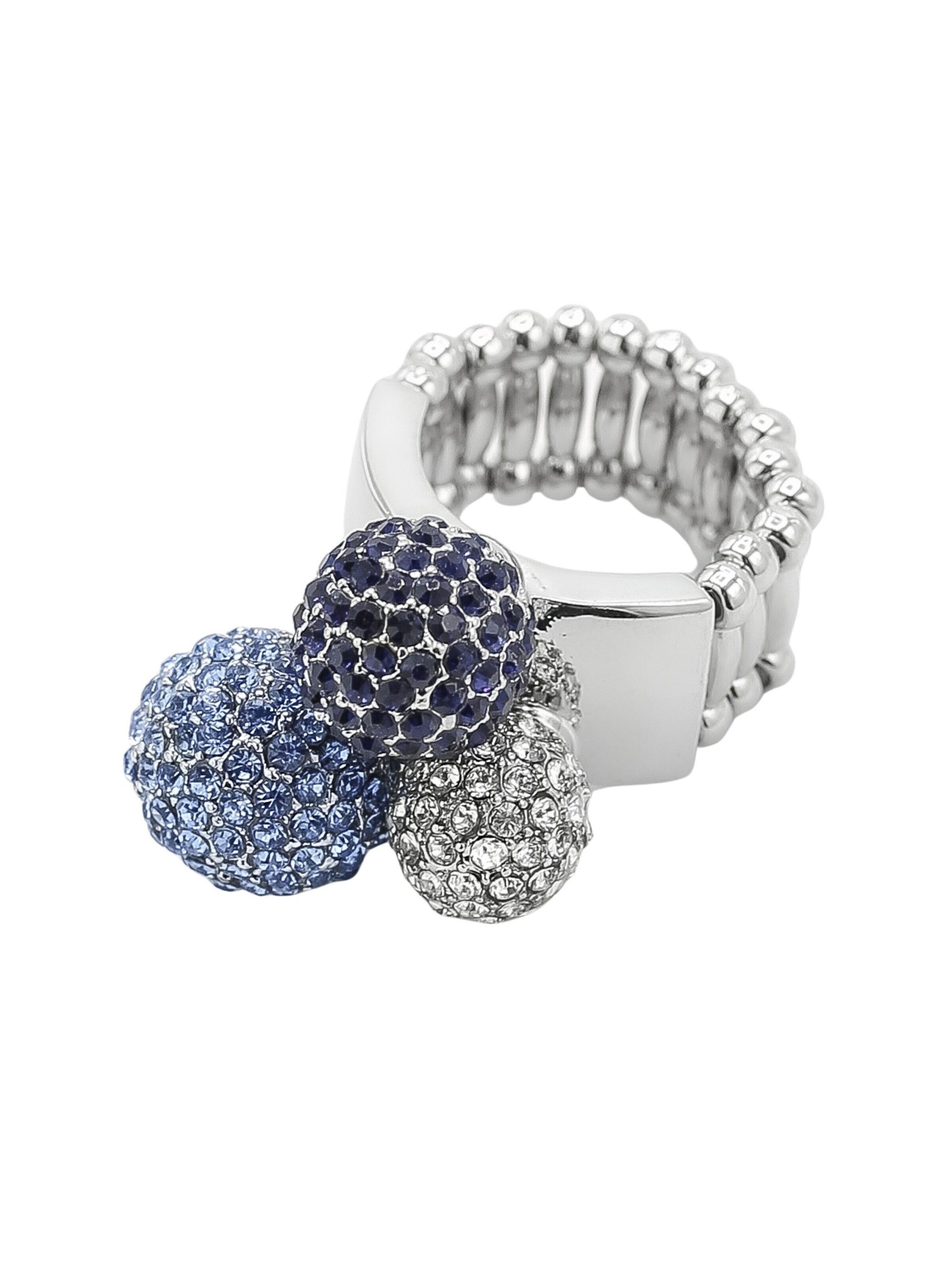 COLLEZIONE ALESSANDRO Ring 'Space' in Blue