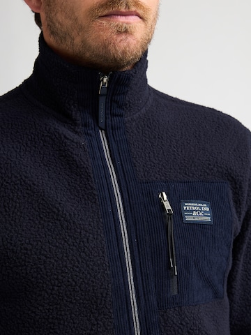 Petrol Industries Fleece Jacket in Blue