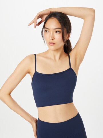 Moonchild Yoga Wear Bralette Bra in Blue: front