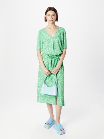 Monki Shirt dress in Green