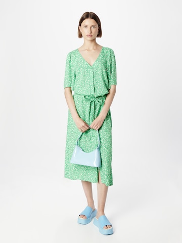 Monki Платье-рубашка в Зеленый