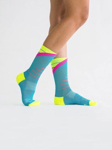 INCYLENCE Athletic Socks 'LADDERS' in Blue