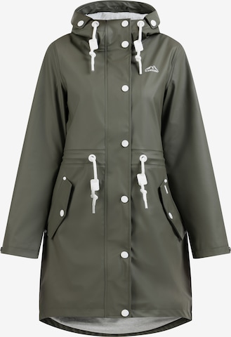 ICEBOUND Raincoat in Green: front