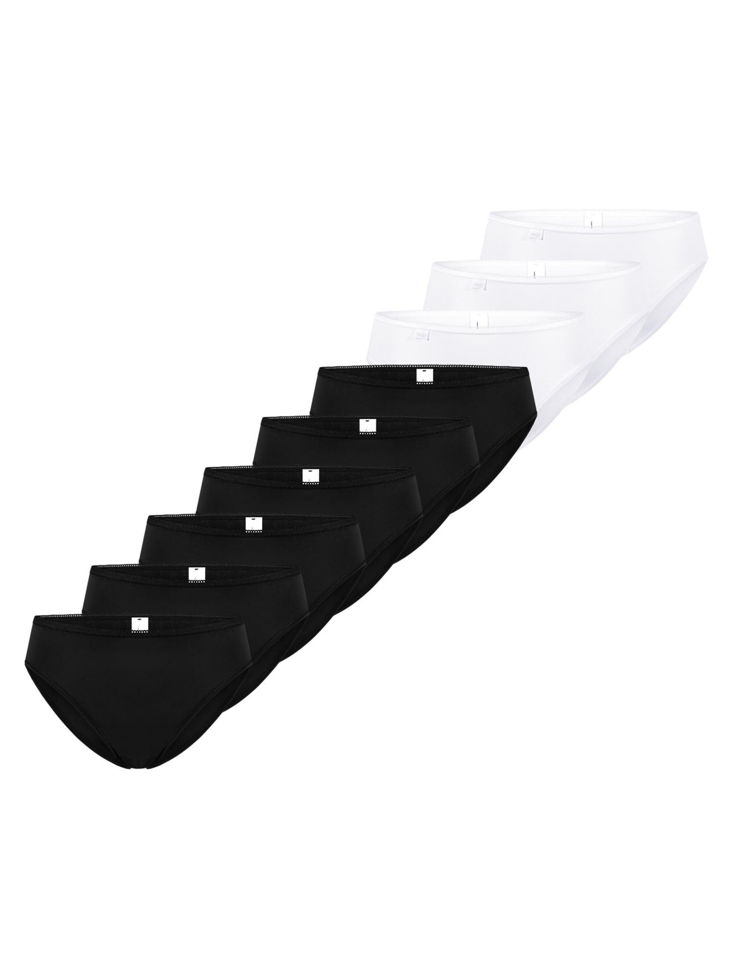 SLOGGI Panty '24/7 Cotton' in Black: front