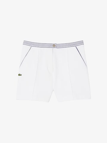 Regular Pantalon LACOSTE en blanc