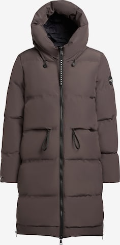 khujo Zimní kabát 'AROMA2' – šedá: přední strana