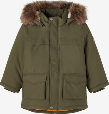 Veste d’hiver 'Mabe' NAME IT en vert : devant