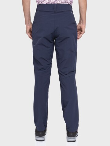 Schöffel Regular Outdoor trousers 'Kitzstein' in Blue