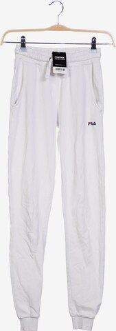 FILA Pants in XS in White: front