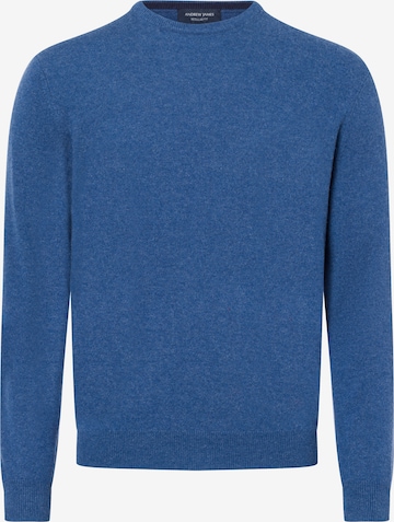 Pull-over Andrew James en bleu : devant