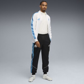 PUMA Tapered Sportbroek 'Olympique de Marseille King Anthem' in Zwart