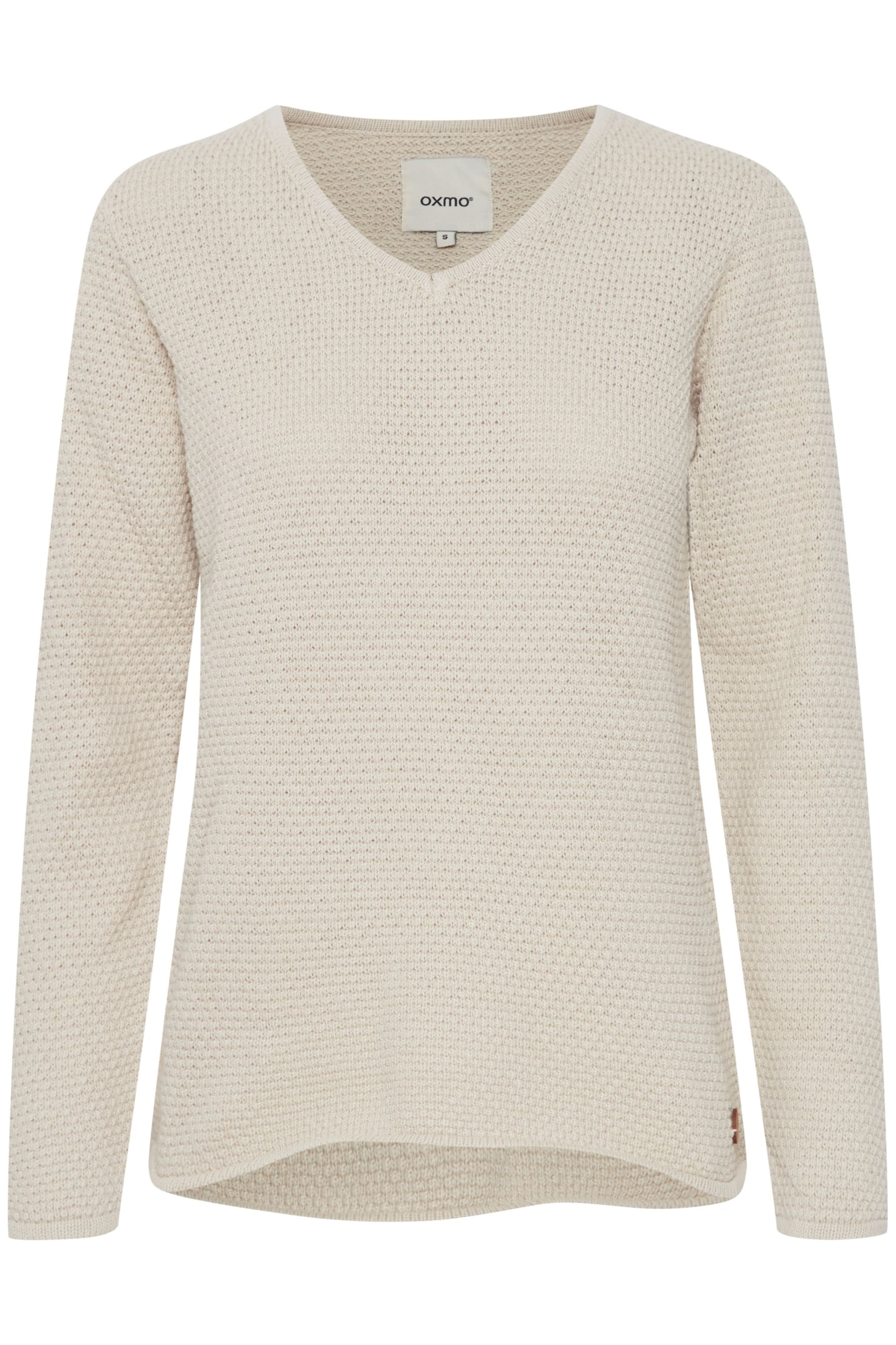 Pull-over 'Hanna' Oxmo en beige : devant