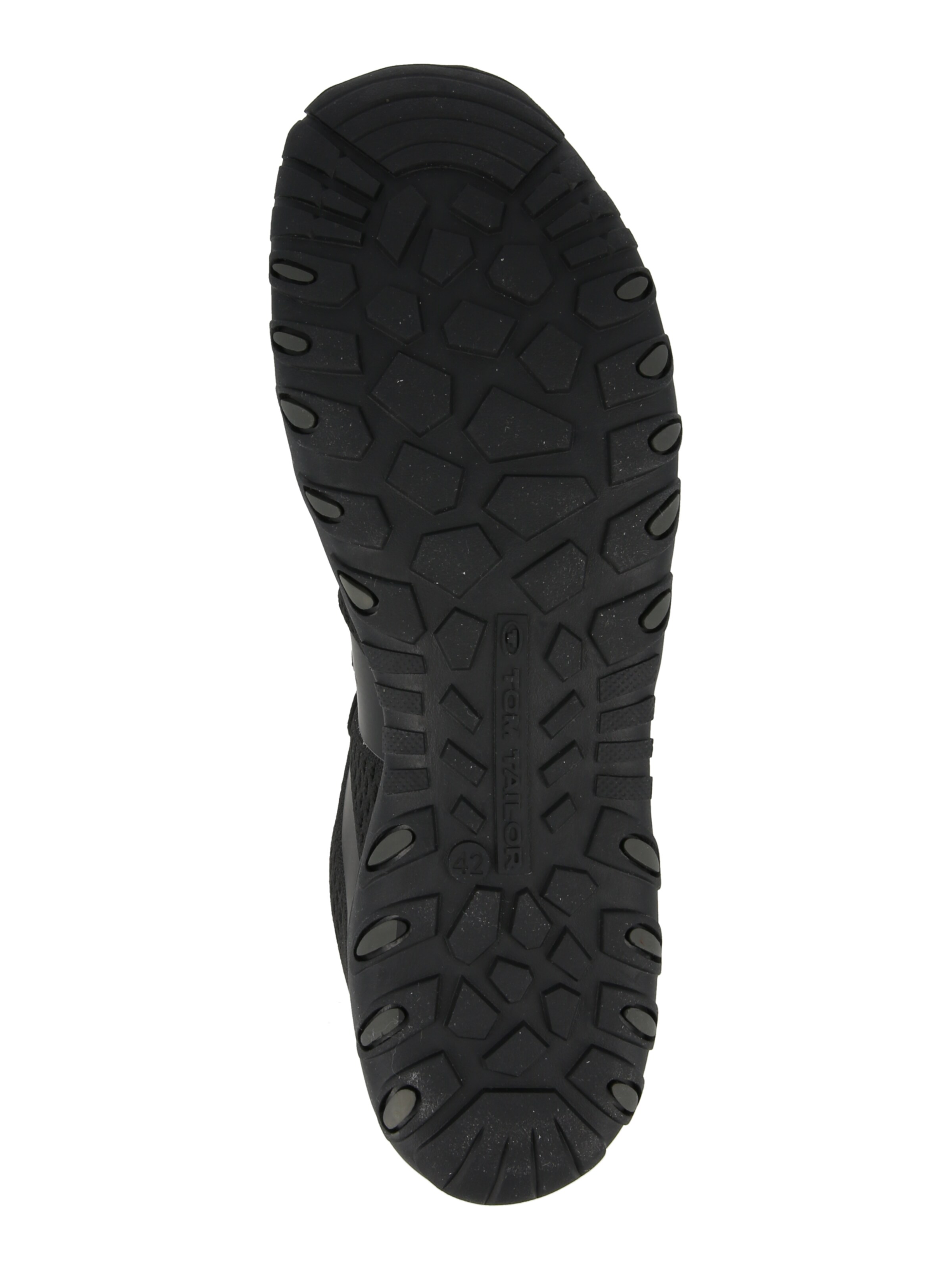 TOM TAILOR Sneaker in Schwarz