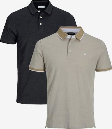 JACK & JONES Shirt 'Paulos - Slim Fit' in Beige: voorkant