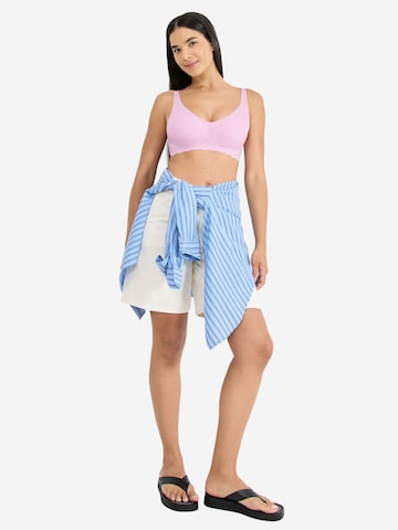 Bustier Soutien-gorge ' Blue ZERO Feel Bliss ' SLOGGI en rose