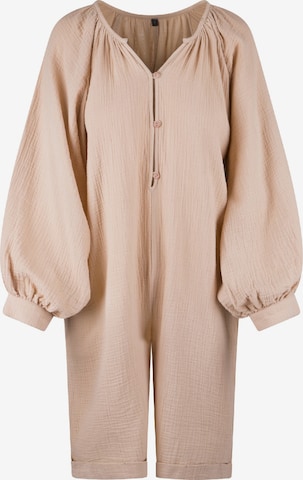 LingaDore - Jumpsuit en beige: frente