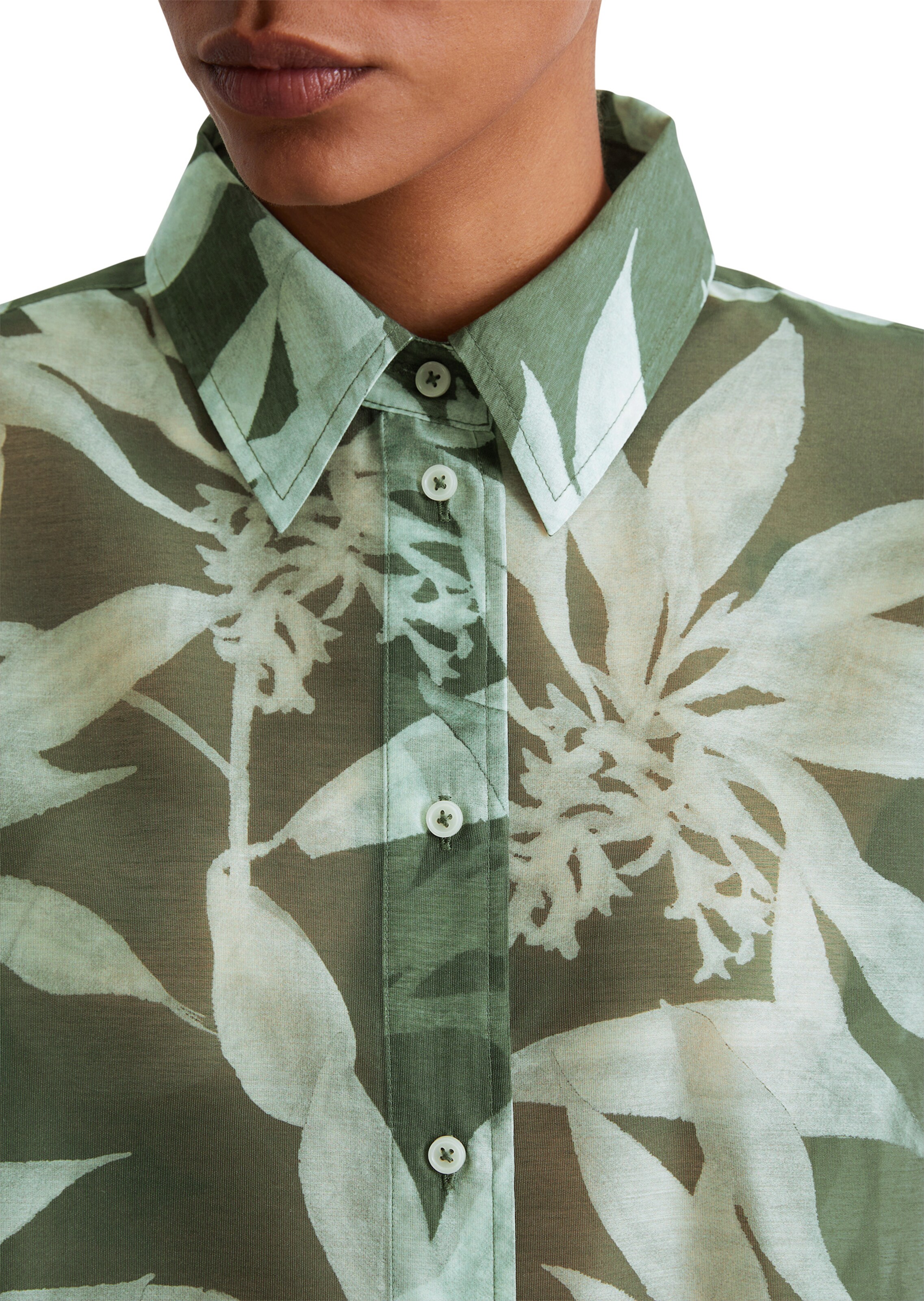 Marc O'Polo Bluse in Grün