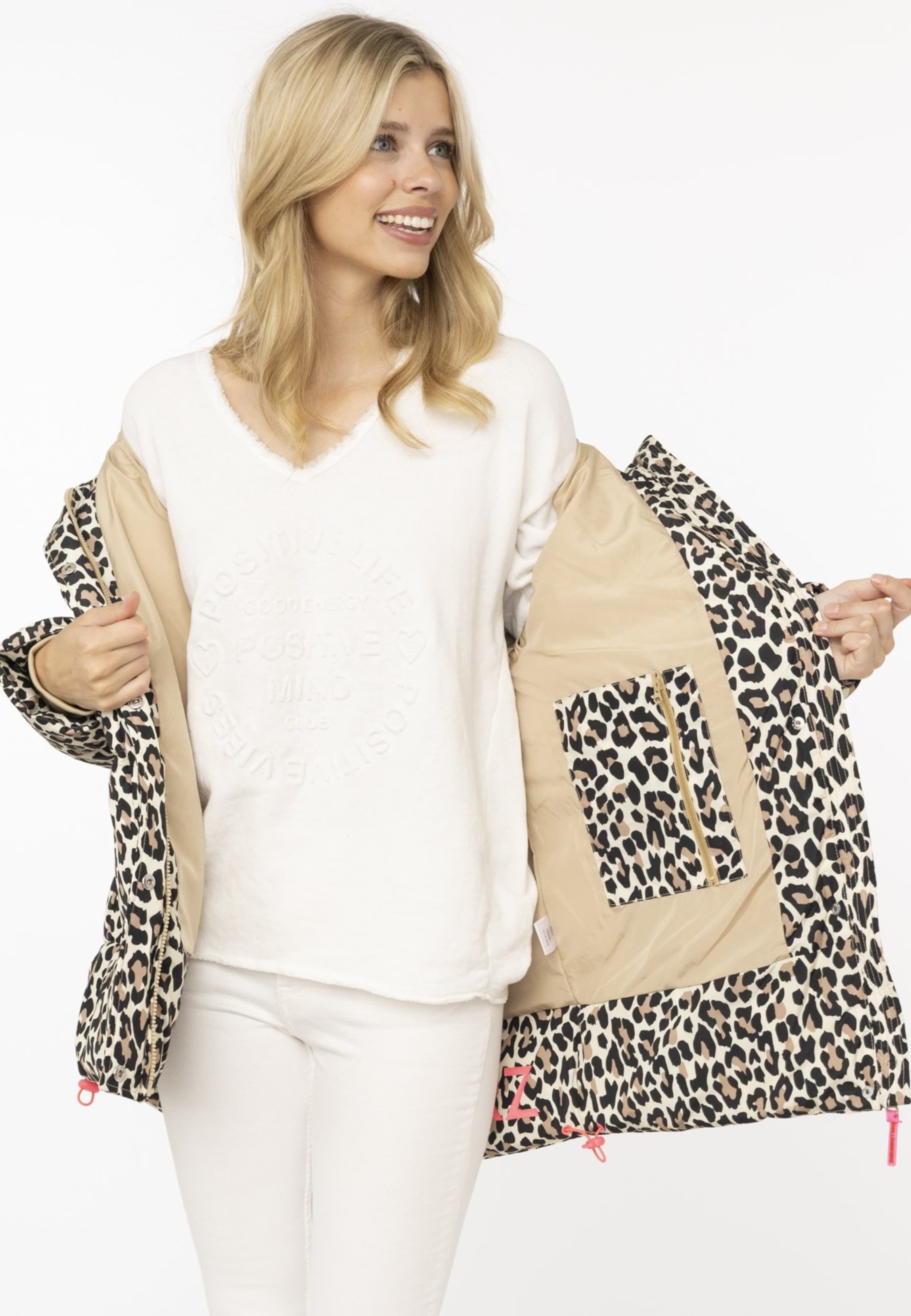 Zwillingsherz Tussenjas in Beige