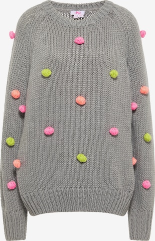 MYMO Sweter oversize w kolorze szary: przód