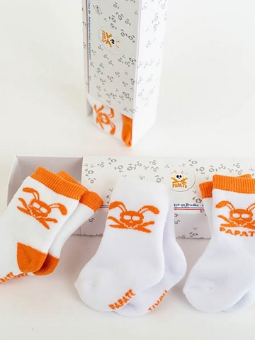 Chaussettes PAPATE en blanc