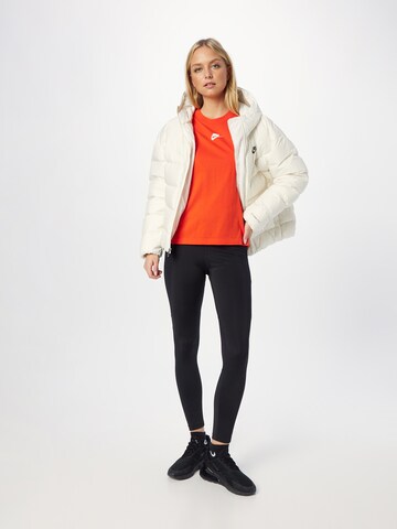 Nike Sportswear Mikina – červená