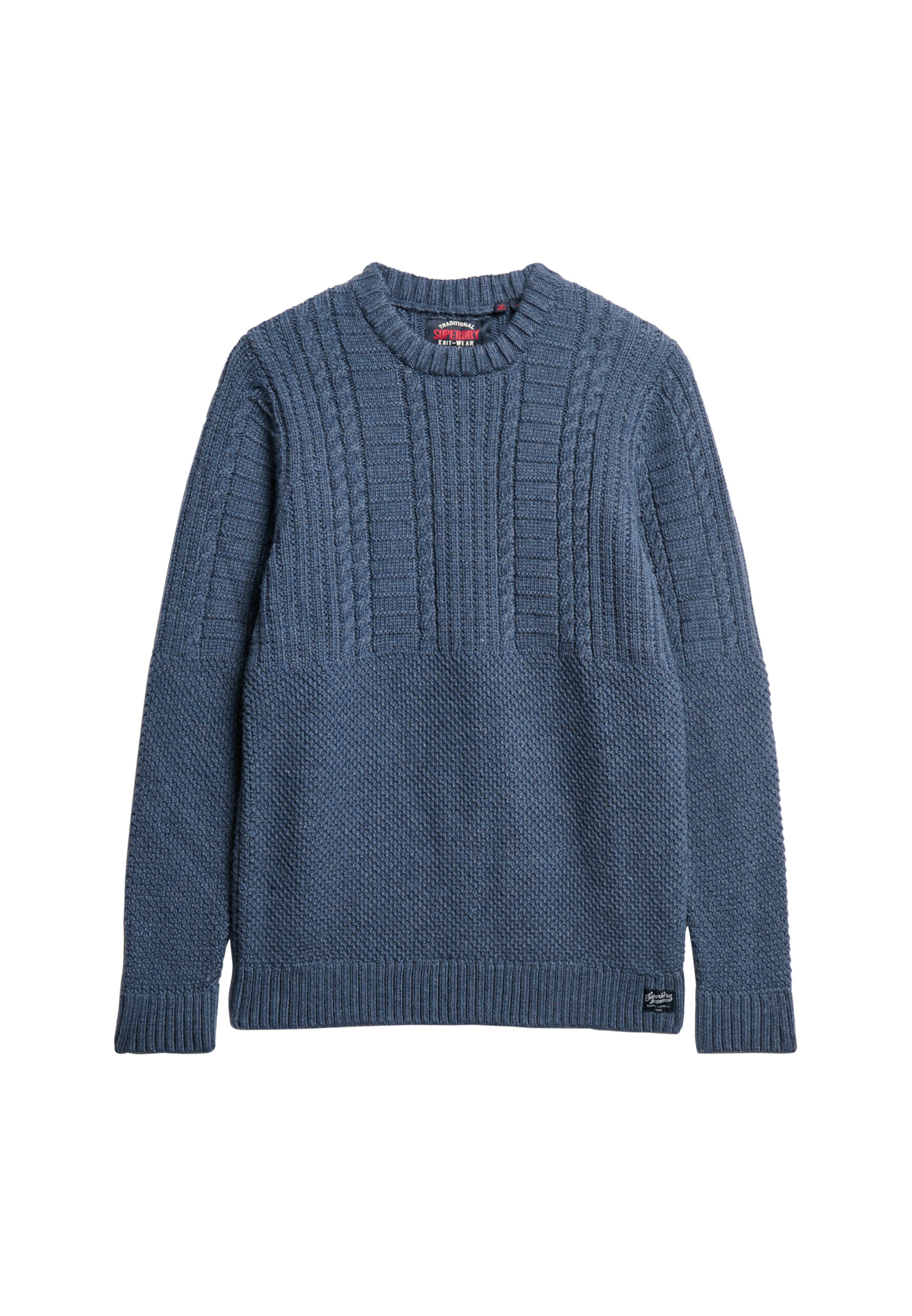 Superdry & Co Pull-over 'Jacob' en M en bleu-gris, Vue avec produit