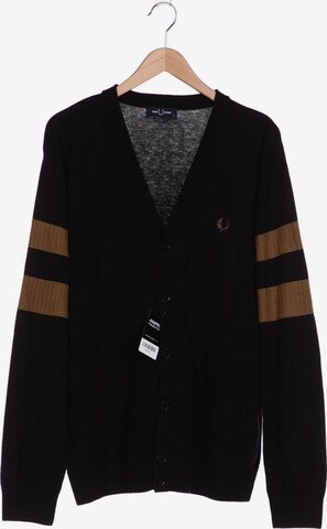 Fred Perry Sweater & Cardigan in XL in Black: front