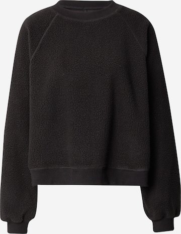 TOPSHOP Sweatshirt in Black: front