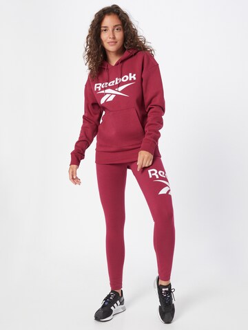 Reebok - Skinny Calças de desporto 'Identity' em rosa