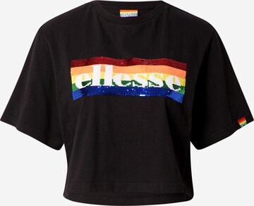 ELLESSE Tričko 'Unicorn' – černá: přední strana