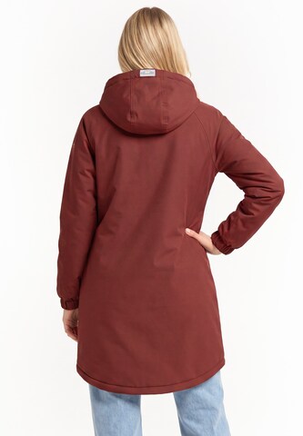 Schmuddelwedda Tussenparka in Rood