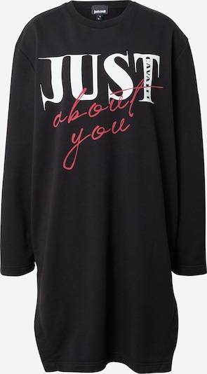 Just Cavalli Sudadera en rojo oscuro / negro / blanco, Vista del producto