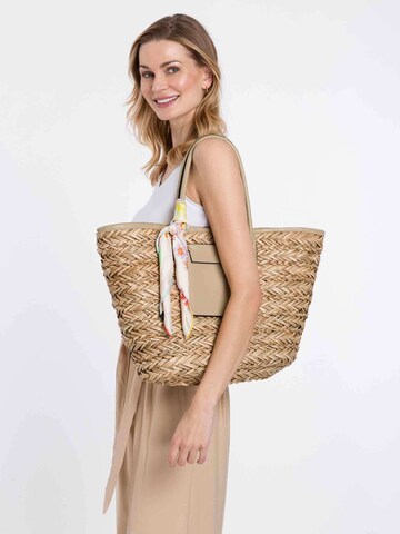 LOEVENICH Strandtasche in Beige