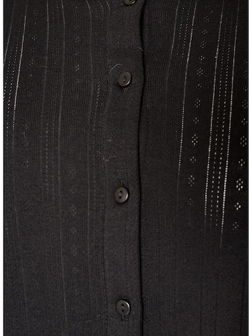Zizzi Cardigan 'POINTY' i sort