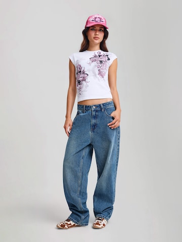 Maglietta 'Tattoo City' di Ed Hardy in bianco