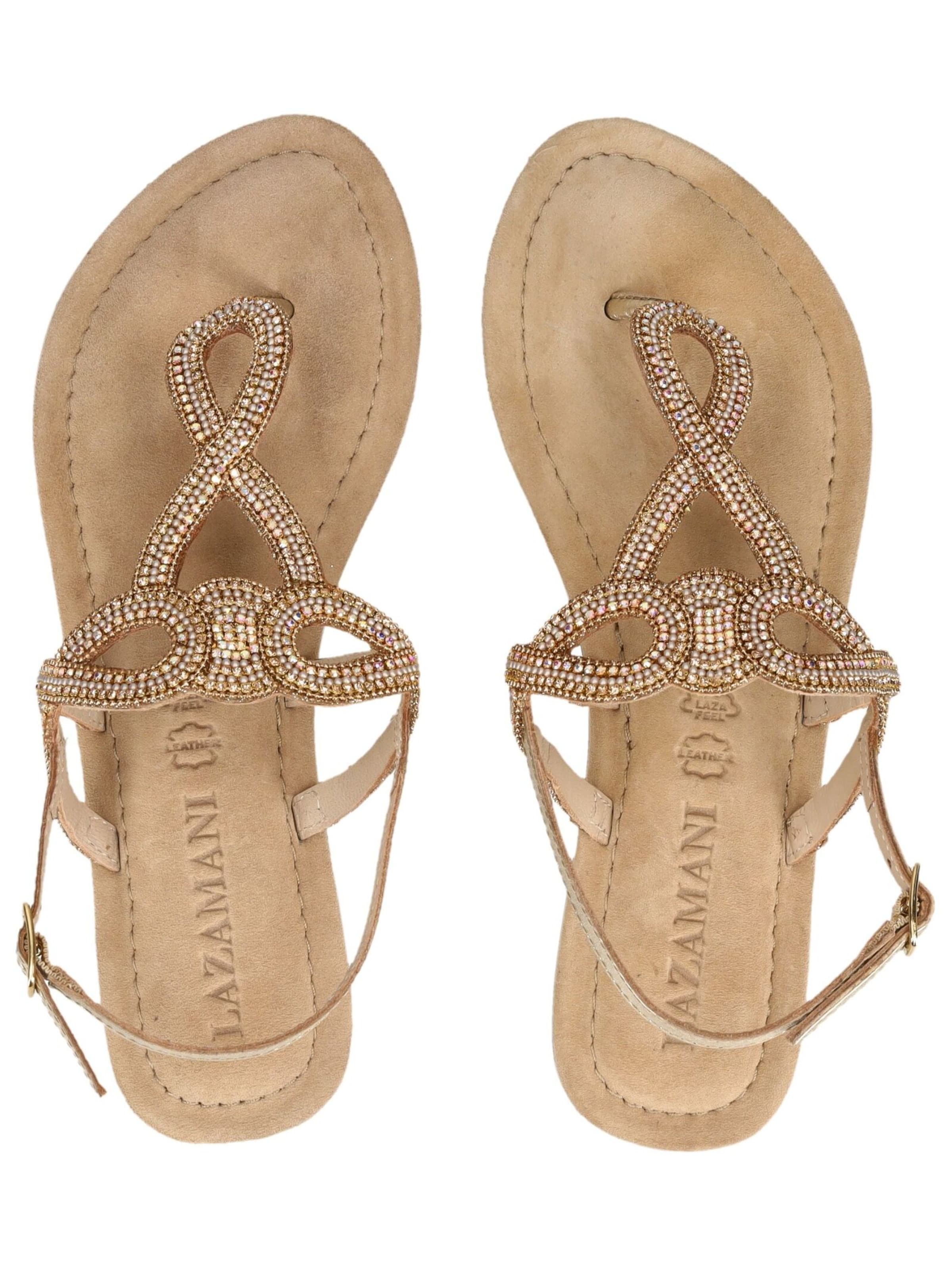 LAZAMANI Zehentrenner in Gold